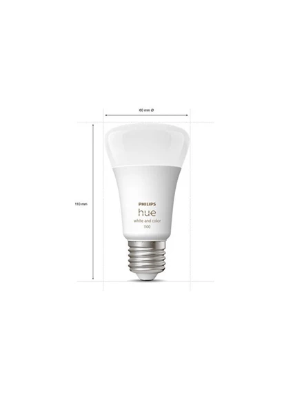 Philips Hue Renkli 3'lü Akıllı Butonlu E27 Bluetooth Özellikli Akıllı Başlangıç Seti - Resim 4