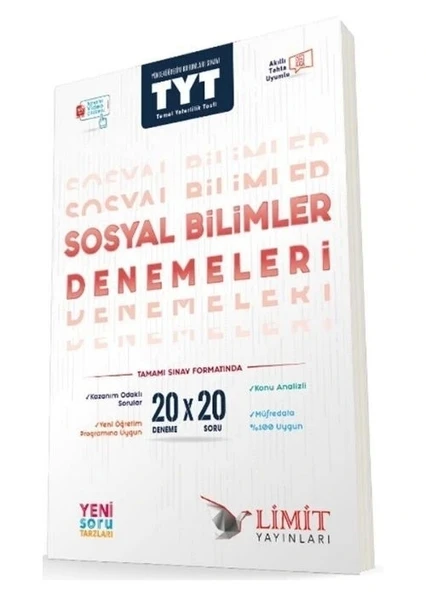 Limit Yayınları Tyt 20 Li Sosyal Bilimler Denemeleri ürün görseli 1