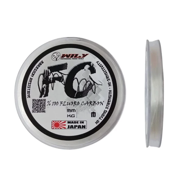 Wily FC Fluoro Carbon Misina 0.405mm 50m ürün görseli 1