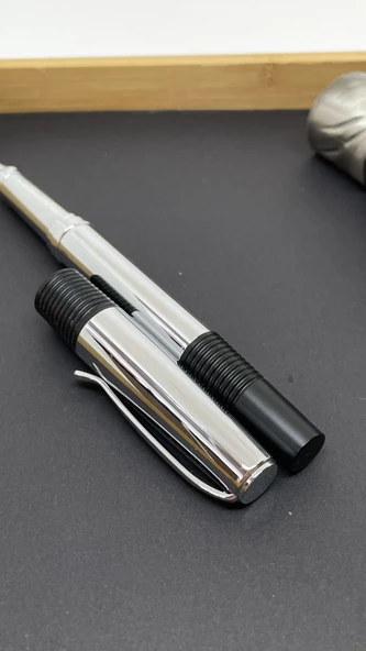 DivitPen  Silver Matte Roller  Kalem - Resim 3