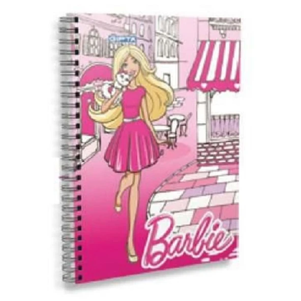Barbie Not Defteri A6 Spiralli 2 adet ürün görseli 1
