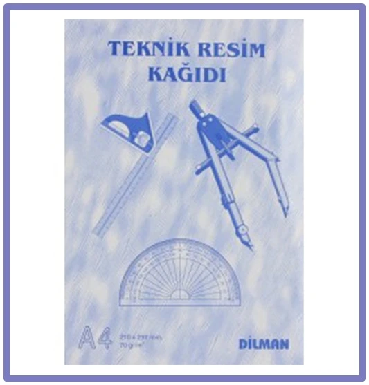 Teknik Resim Kağıdı A4 Dik 40 yaprak 2 adet ürün görseli 1