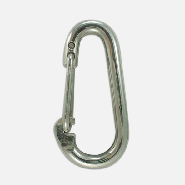 Baş Zincir Karabina Yaylı 6 mm Galvanizli 2 Adet ürün görseli 1