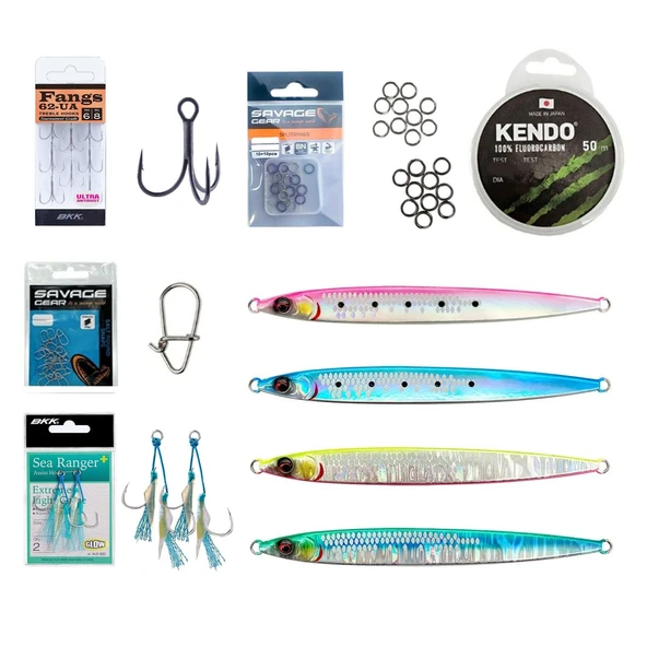 Yek Outdoor Profesyonel Tekneden Jig Olta Yem Seti - Savage Gear Sardine Slider ürün görseli 1