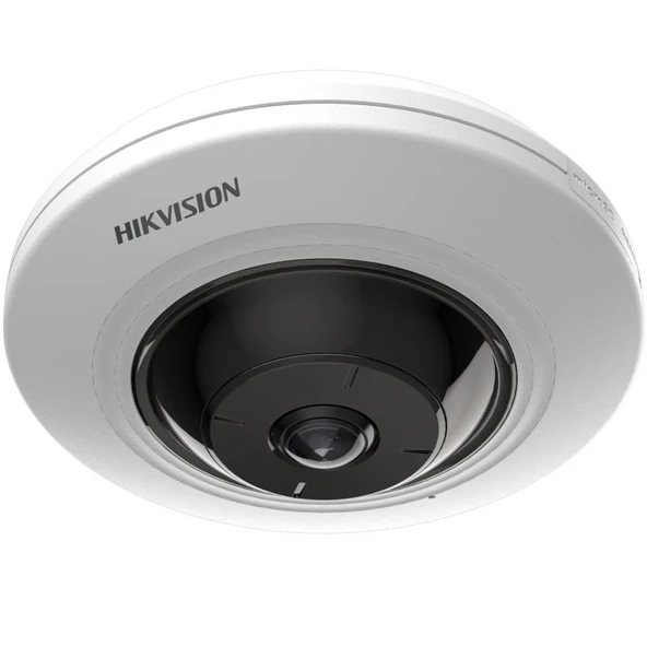 HIKVISION DS-2CD2955G0-ISU 5MP FISHEYE 1.05MM M12 LENS 8MT H.265+ IP DOME KAMERA ürün görseli 1