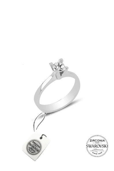 swarovski tek taş yüzük SGTL2853 ürün görseli 1