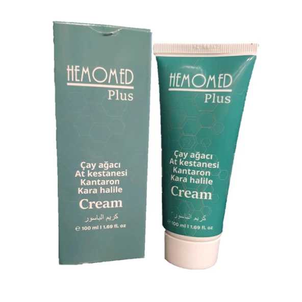Hemomed Plus ​​​​​​​Çay Ağacı, At Kestanesi, Kantaron, Kara Halile Kremi 100 ML, Derya Eren ürün görseli 1