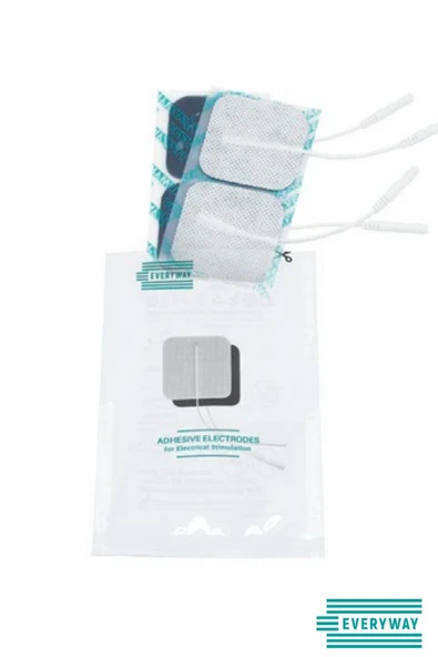 Everyway Tens Cihazı Kablolu Yedek Elektrot- 5cmx5cm Tens Pedi 1 Paket ürün görseli 1
