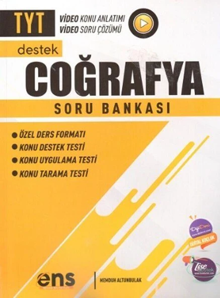 TYT Coğrafya Destek Soru Bankası ENS Yayıncılık ürün görseli 1