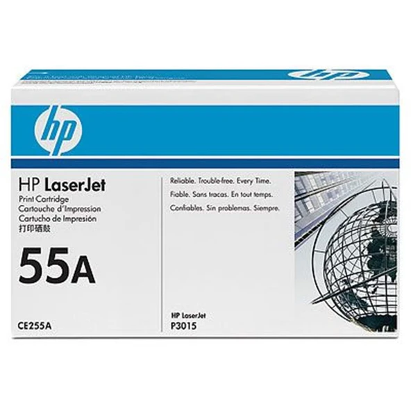 HP 55A Black Siyah 6.000 Sayfa Toner CE255A ürün görseli 1