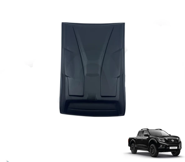 AUTOGP Nissan navara scoop kaput şişirme siyah plastik 2015+ np300 ürün görseli 1