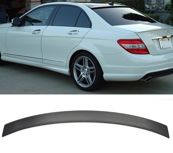 AUTOGP Mercedes w204 cam üstü spoiler boyasız 2007 / 2014 c180 ürün görseli 1