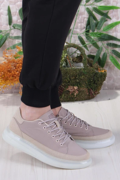 Fort Noka Oleon Rahat Memory Foam İç Taban Keten Sneaker Erkek Ayakkabı ürün görseli 1