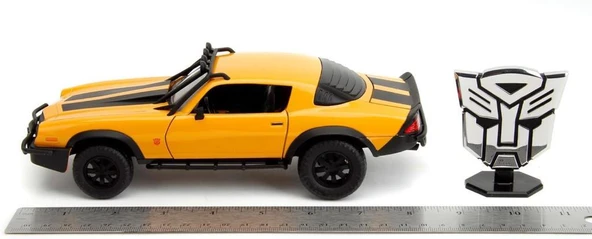 Jada 1977 Chevrolet Camaro Bumblebee 1/32 Model Araba - Resim 2
