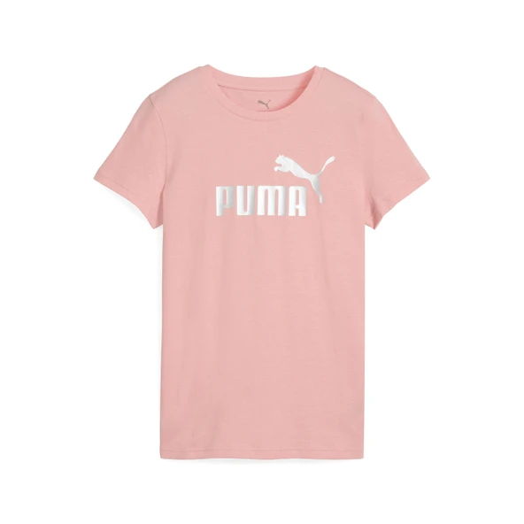Puma 63153618 Metallic No. 1 Logo Tee Kadın Spor Tişört ürün görseli 1