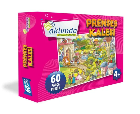 60 Parça Puzzle Prenses Kalesi ürün görseli 1