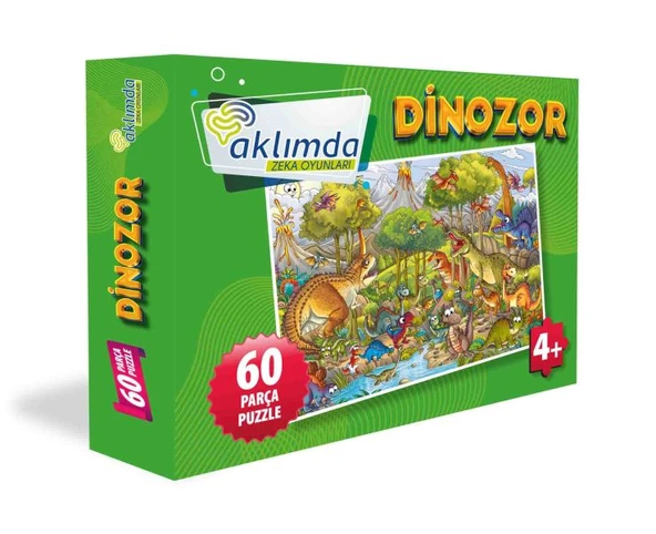 60 Parça Puzzle Dinozor ürün görseli 1