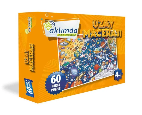 60 Parça Puzzle Uzay Macerası ürün görseli 1