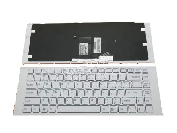 Sony Vaio VPCEA, VPC-EA Serisi, VPCEA1, VPCEA2, VPCEA3, VPCEA4 Klavye Beyaz TR, 550102L46-203-G, V081678D ürün görseli 1