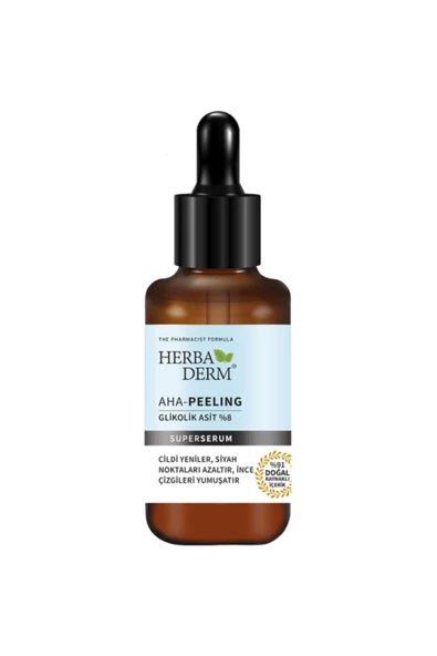 Herba Derm Superserum Aha Peelıng (GLİKOLİK ASİT %8) 30 ml ürün görseli 1