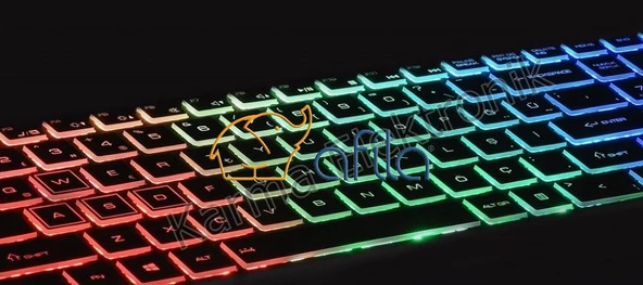 Monster Abra A5 V13.3.3 Notebook Klavyesi (Siyah TR) RGB ürün görseli 1