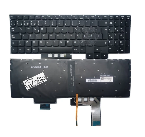 Lenovo 81Y400XMTX02, 81Y400XMTX03, 81Y400XMTX04 Notebook Klavyesi (Siyah TR) Işıklı ürün görseli 1