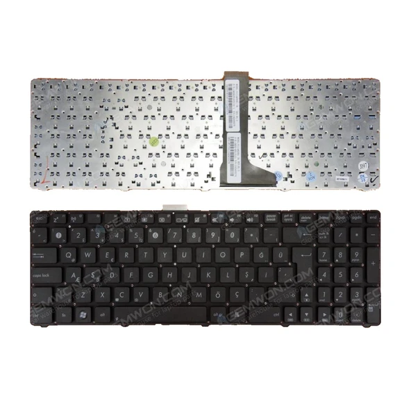 Asus X77 X77J X77JA X77JQ Notebook Klavyesi - Siyah - TR ürün görseli 1