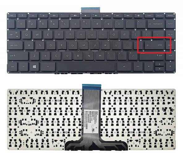HP Pavilion x360 13-s100nt (N7H88EA) Notebook Klavye (Siyah TR) Ver.2 ürün görseli 1