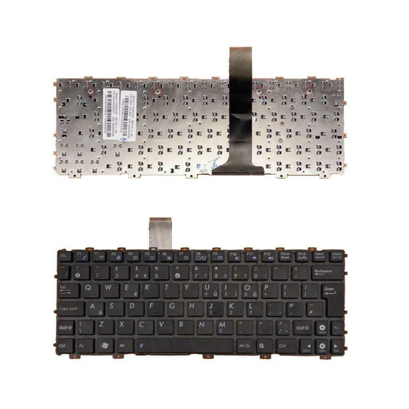 Asus Eee PC 1018P-WHI103S Notebook Klavyesi - Siyah - TR ürün görseli 1