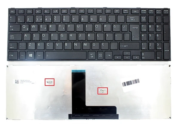 MP-14A76TQ-356, g83c000fg4tr Notebook Klavyesi - Siyah-TR - Resim 2