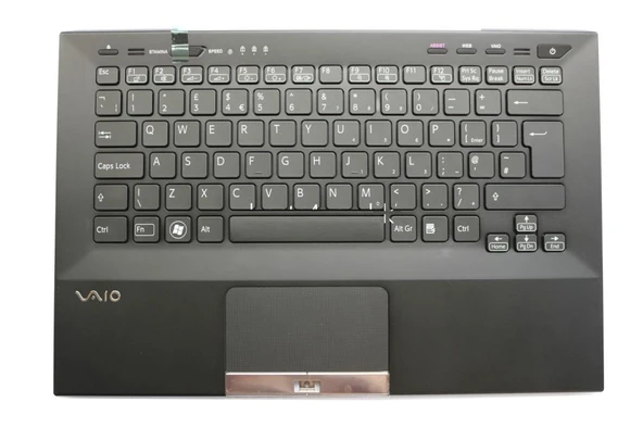 Sony VPCSA Notebook Klavyesi - Üst Kasa - Siyah - TR - Işıklı ürün görseli 1