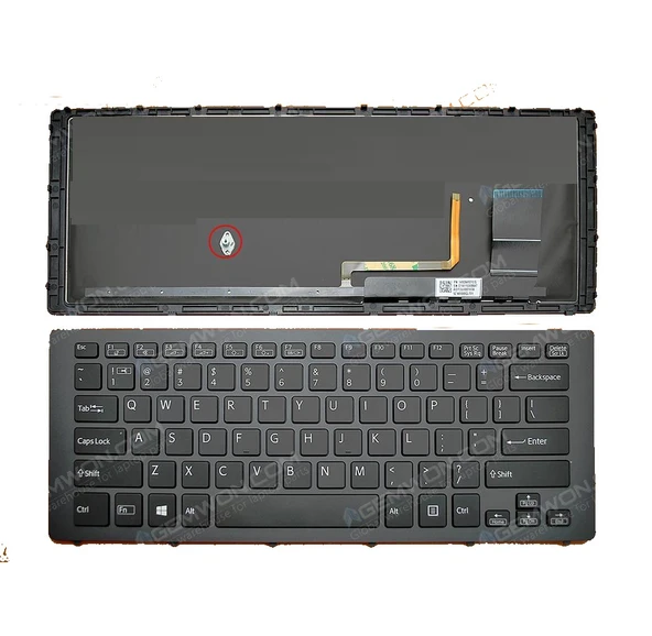 Sony 149265431 149265241TR Notebook Klavyesi (Siyah TR) Işıklı ürün görseli 1