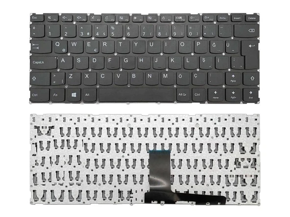 Lenovo IdeaPad 310-14ISK Notebook Klavyesi - Siyah - TR ürün görseli 1