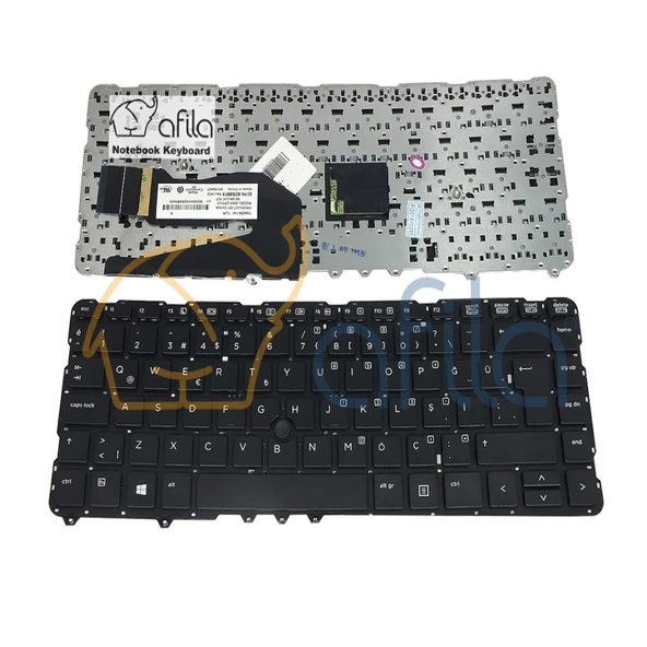 Hp 9Z.N9JUV.10U, 731179-001 Notebook Klavyesi - Siyah - TR / Çerçevesiz ürün görseli 1