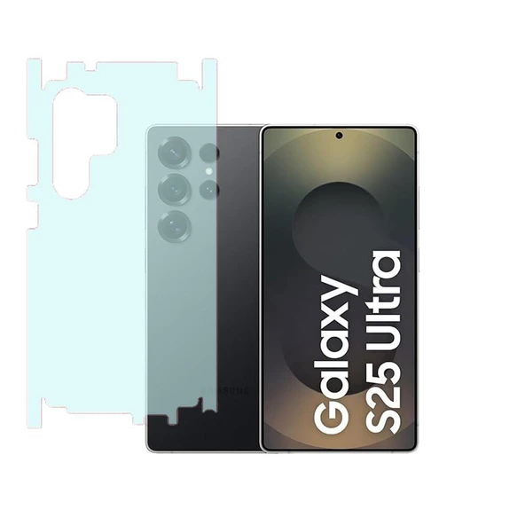 Samsung Galaxy S25 Ultra ile Uyumlu MAT TPU Arka Kaplama 360 ürün görseli 1