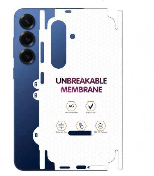 Samsung Galaxy S25 Plus ile Uyumlu MAT TPU Arka Kaplama 360 ürün görseli 1