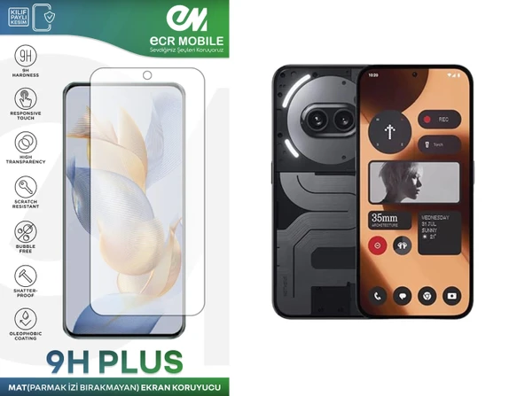 Nothing Phone 2a Plus Ekran Koruyucu MAT Parmak İzi Bırakmayan Uyumlu Esnek Nano Kırılmayan ürün görseli 1