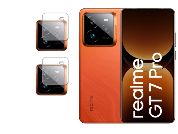Realme GT 7 Pro Esnek Nano Kamera Lens Koruyucu (2 Adet) ürün görseli 1