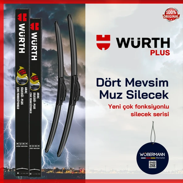 Wöbermann + Würth Nissan X-Trail 2000-2007 Muz Silecek Takımı ürün görseli 1