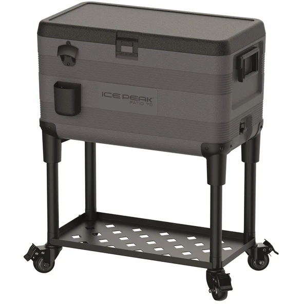 IcePeak Patio 70 Tekerlekli Raflı Buzluk 65.8 Litre ürün görseli 1