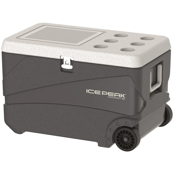 IcePeak CoolCraft 80 Tekerlekli Buzluk 75.2 Litre-FÜME ürün görseli 1