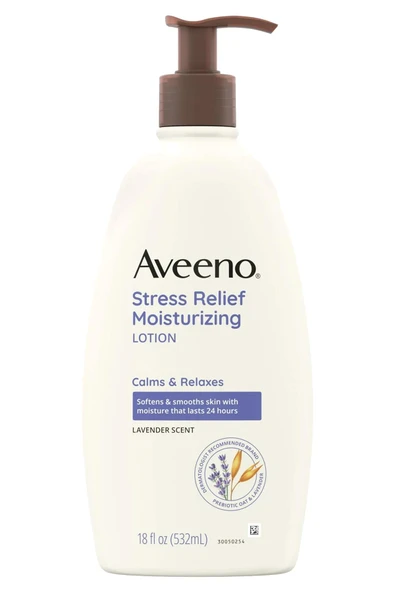 Aveeno Stress Relief Lavanta Kokulu Nemlendirici Vücut Losyonu 532ML ürün görseli 1