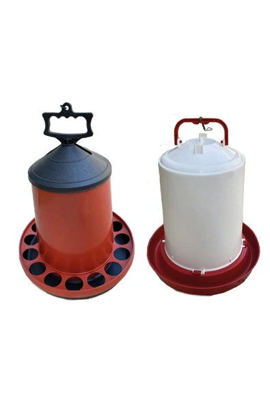 Tavuk Suluğu 10 Litre Ve 10 Litre Tavuk Yemliği ürün görseli 1