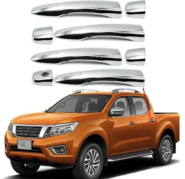Nissan Navara Uyumlu 2016 Sonrası Kapı Kolu ABS (Plastik) Krom ürün görseli 1