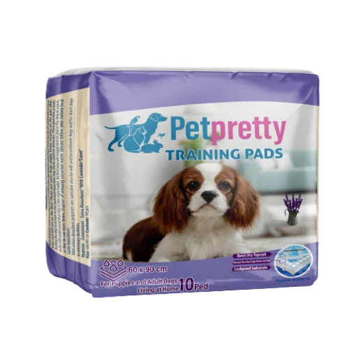 Petpretty Lavantalı Tuvalet Eğitim Pedi 60x90cm 10'lu ürün görseli 1