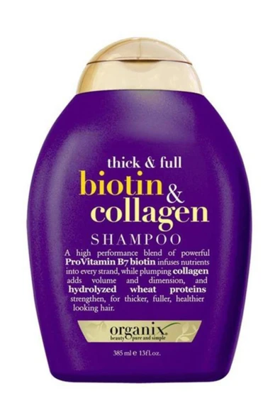 OGX Şampuan Dolgunlaştırıcı Biotin & Collagen 385 ml ürün görseli 1