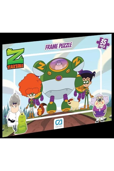 CA Games Z Takımı 35 Parça Frame Puzzle Yapboz ürün görseli 1