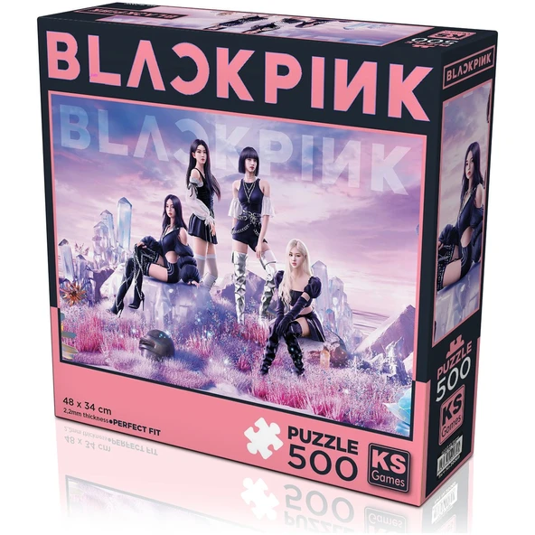 Ks Games Puzzle Black Pink 500 Parça K.20069 0692 ürün görseli 1