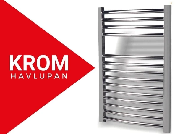 DECOPAN HAVLUPAN 50/80CM KROM HAVLUPAN(12 BORULU) ürün görseli 1