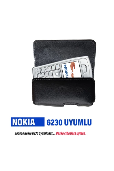 EXENAR  Nokia 6230 Kılıf Tuşlu Telefon Bele Takılan Kemer Kılıfı Bel Çanta ürün görseli 1